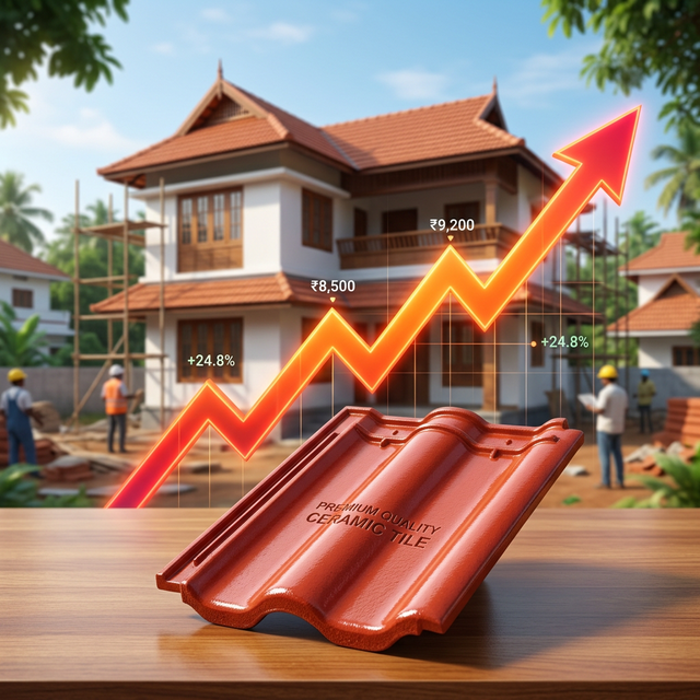 Ceramic Roofing Tile Price Hike 2026: Why Kerala Builders Need to Act Now
