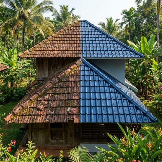 Traditional vs. Modern: The Best Roofing for Wayanad's Monsoon